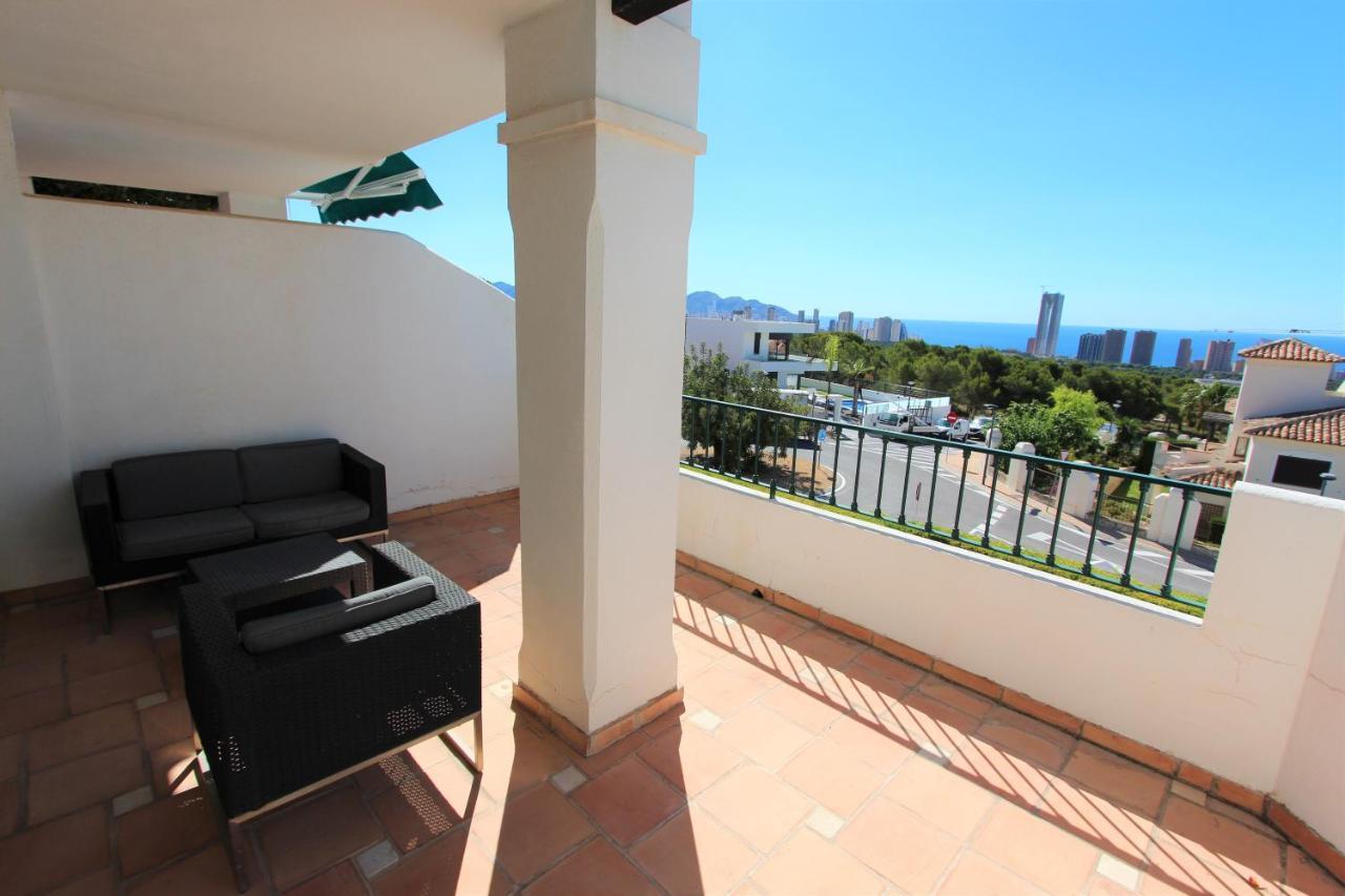 Apartamento Sierra Cortina Apartamento con vistas al mar Finestrat Exterior foto